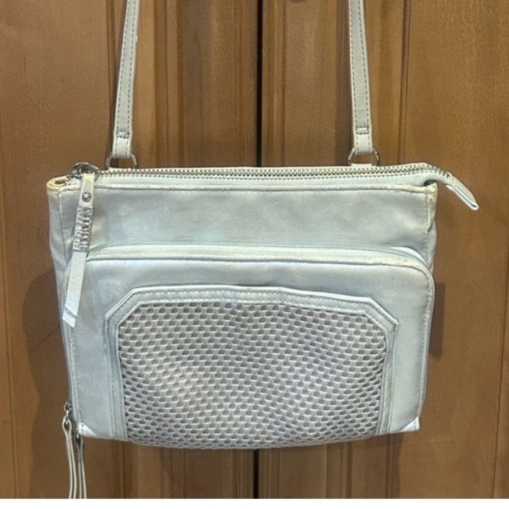 Steven Metallic Crossbody Bag